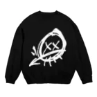 SHOP__.045の.xxx02_白ver Crew Neck Sweatshirt