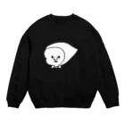 ナガキパーマの顔面蒼白ずきん Crew Neck Sweatshirt