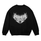 星ノ宮れの💫の星ノ宮れの ロゴ(白) Crew Neck Sweatshirt