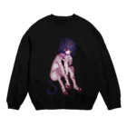 💜嫉魅 ゆき💜の捕食者 Crew Neck Sweatshirt