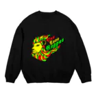 風乃応援団のOne Love Reggae（ラスタ） Crew Neck Sweatshirt