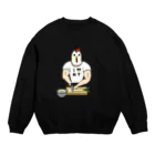 すとろべりーガムFactoryのひたすらネギを切るニワトリ男 Crew Neck Sweatshirt