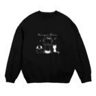 HINO ONLINE SHOP xxxのWan Nyan Miria Sweat（白柄） Crew Neck Sweatshirt