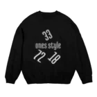 onesstyle33のonesstyle33 Crew Neck Sweatshirt