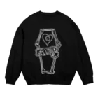 ぐにゃんじROCKのぐにゃっとした棺桶 Crew Neck Sweatshirt