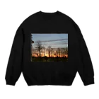 MA-BOUの隠れ屋の夕暮れの風景 Crew Neck Sweatshirt