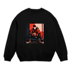 もりまちこの動物シリーズ（ネズミ） Crew Neck Sweatshirt