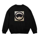 まっさんの丸に地紙 Crew Neck Sweatshirt