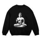 KNS designの薬師如来（白） Crew Neck Sweatshirt