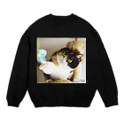 NK−Photoのアイドル猫　ミッカ Crew Neck Sweatshirt