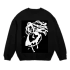 ☓午☓前☓。のメイド服 Crew Neck Sweatshirt