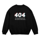 インターネットクラブの404 Not Found Crew Neck Sweatshirt