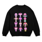 頭痛がイタイ。のあイタタ。ちゃん Crew Neck Sweatshirt