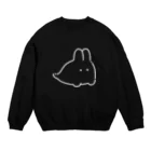 ***ghostのうさぎゴースト Crew Neck Sweatshirt