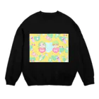 ふぁんしぃ★わぁるどのはぐみーかっぷる Crew Neck Sweatshirt