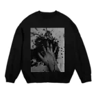 魔法使い悟りの闇落ち魚拓 Crew Neck Sweatshirt