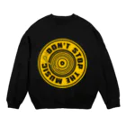 AURA_HYSTERICAのDON'T STOP THE MUSIC Crew Neck Sweatshirt