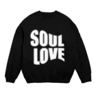 music bar SOUL LOVEのSOUL LOVE　ロゴ　third Crew Neck Sweatshirt