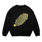 星男 ☆新宿二丁目☆Art barのスマイル流星群 Crew Neck Sweatshirt