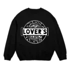 歌謡曲カフェLover'sのlovers ミラーボール Crew Neck Sweatshirt