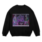 🧠楠。ぽたちょあ美術館🦋の悪でも恨むし晴らしたい Crew Neck Sweatshirt