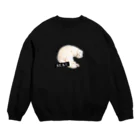 moromi_mukuの謎猫シリーズ Crew Neck Sweatshirt