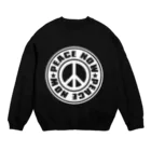 AURA_HYSTERICAのPEACE_NOW Crew Neck Sweatshirt