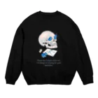 火垂るの骸骨とお花と手紙3 Crew Neck Sweatshirt