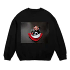 猫充商店の門司港のふぐ Crew Neck Sweatshirt