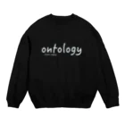 ばーばら商店の手書きのロゴのシンプルなスウェット Crew Neck Sweatshirt