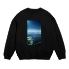 nonococoro-love2の空の旅～富士～ Crew Neck Sweatshirt