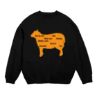 AURA_HYSTERICAのLamb_Cuts Crew Neck Sweatshirt