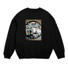 B-MOVIEのand music Crew Neck Sweatshirt