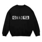 DIMADARA BY VULGAR CIRCUSの〼MAD〼 白/DB_16 Crew Neck Sweatshirt