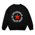 タマキング【日本のあんちゃん】のあんちゃんOVER THE TOP!!スウェット!!(ロゴ文字白) Crew Neck Sweatshirt