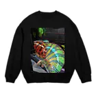 カメレオンのカメレオン Crew Neck Sweatshirt