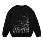 Natural silhouetteの小鳥たちのシルエット Crew Neck Sweatshirt