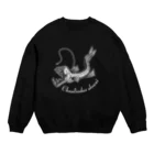 llotollのホウライエソ白 Crew Neck Sweatshirt