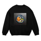 八女好き高さんの万灯流し Crew Neck Sweatshirt