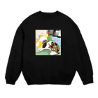 カイジュウのノイ氏の日常/怪獣ver. Crew Neck Sweatshirt