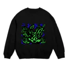 夢作屋 ハンドメイドアクセサリー屋ですのうわあああああああああああ Crew Neck Sweatshirt