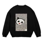 くまねこちゃん飯店のあつまれパンダちゃん Crew Neck Sweatshirt