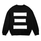 風天工房のΞクサイ・ギリシャ文字（白） Crew Neck Sweatshirt