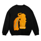 案山子堂のまーーーーーー！ Crew Neck Sweatshirt