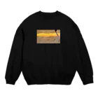 もらいタバコのぐるの夕方 Crew Neck Sweatshirt