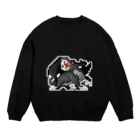 WINGLAY グッズショップの黒龍 Crew Neck Sweatshirt