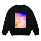 NEON LIGHT STARSのウルトラマリンサファイヤ Crew Neck Sweatshirt