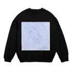 おひるねのしずかにねころぶ Crew Neck Sweatshirt