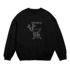 絵描くのきらいですのびっくりSHIKA Crew Neck Sweatshirt