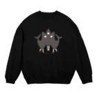 さかたようこ / サメ画家のわたしたち！アイドルサメさん/背景なし Crew Neck Sweatshirt